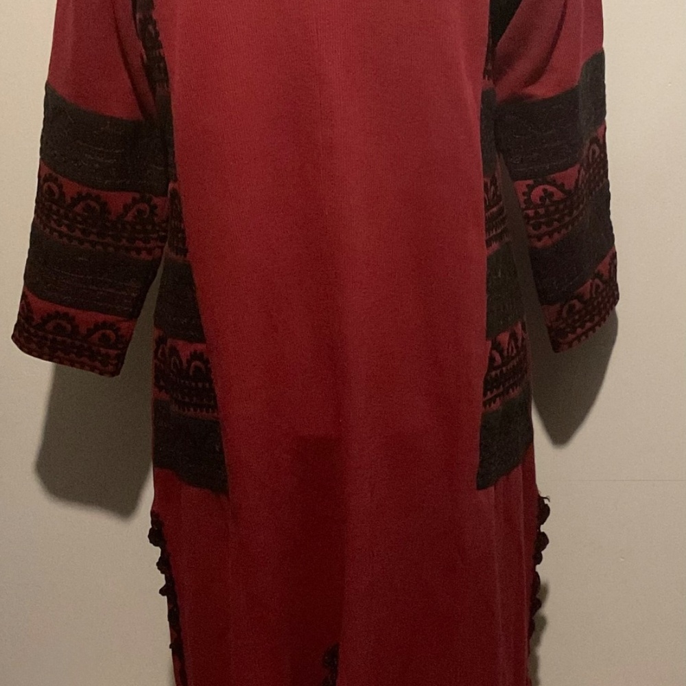 VINTAGE Unknown Brand Embroidered Dress size L/XL - Picture 15 of 16